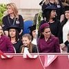 The five word remark Kate Middleton made to Princess Charlotte about dad William at the VE Day flypast is revealed by lip reader