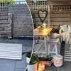 Woman builds cosy garden 'sanctuary' using a £300 IKEA purchase and sprucing up old furniture