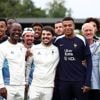 Les champions paralympiques de Cécifoot reçus par l’équipe de France à Clairefontaine