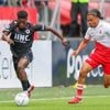 Het is na een klein halfuur nog wachten op grote kansen bij FC Utrecht - Excelsior