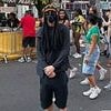Premier League and England star goes undercover at Notting Hill Carnival with a VERY secretive disguise - as he posts one-word message
