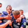 Bekijk de eindstand in de Eredivisie met PSV op de eerste plaats