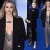 Cara Delevingne slips into VERY risqué mesh dress as she joins her heavily pregnant sister Poppy at star-studded Ocean With David Attenborough world premiere in London