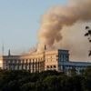 Bislang größte Drohnenattacken seit Kriegsbeginn: Russische Angriffe treffen erstmals Regierungsgebäude in Kiew