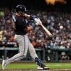 A ball thrown from the stands causes moment of confusion in Braves-Giants game