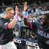 Stowers hits a game-ending grand slam as the Marlins beat the Athletics 9-6