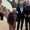 Arnold Schwarzenegger sends fans wild as he reunites with Twins co-star Danny DeVito for new photo - which 'randomly' features former PM Tony Blair