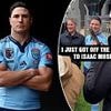NSW Blues star Mitchell Moses is hilariously stitched up after recent journalist ban incident involving his notorious player agent uncle