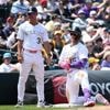 Goodman hits a double, a triple and a HR and has 5 RBIs as Rockies beat Padres 9-3