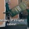 Paddy Power mock Tottenham with fake trophy cabinet delivery - as Ange Postecoglou's side bid to end 17-year wait for silverware in Europa League final against Man United