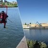 Schipper ziet vrouw in kanaal sukkelen, springt haar achterna en houdt haar boven water tot brandweer komt: “Een absolute heldendaad”
