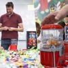 LEGO-fanaat Rob (45) bouwt eigen snoepautomaat... en die is weldra overal te koop: “Hoe zot is dit!”