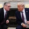 Donald Trump could be denied privilege of addressing Parliament in second state visit, unlike Emmanuel Macron, after Labour MP protests