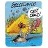 Le dessin de Chaunu : le feu en forêt de Brocéliande