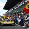 EN IMAGES. 24H du Mans 2025 : du jaune et de la joie à l’arrivée pour la victoire de Ferrari
