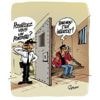 Le dessin de Chaunu : opération « Prison Break » contre les mini-téléphones portables