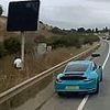 Wannabe fraudster, 33, who tried to claim £74,000 after lorry smashed into his Porsche is caught out... because dashcam snapped him 'hiding in bushes'