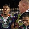 Footy fans slam great of the game over the most cringeworthy sideline TV interview you'll ever see