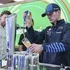 Are sports fans ditching booze? New research shows F1 followers now shun the traditional champagne showers for zero-alcohol beers