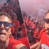 KIJK. Met sigaar in de mond: Noa Lang gaat helemaal uit de bol op titelviering PSV