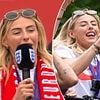 England hero Chloe Kelly swears live on television again during Lionesses' victory parade celebrations, forcing apology from broadcaster