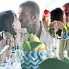 Victoria and David Beckham look more smitten than ever after 26 years of marriage as they enjoy loved-up lunch with their children in Nerano during Italian yacht getaway