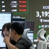 Asian shares track rally on Wall Street that won back most of Friday's wipeout
