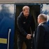 "Sehe wirkliche Zerstörung": Prinz Harry besucht Kriegsgebiet in der Ukraine