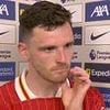 Andy Robertson launches passionate defence of Liverpool team-mate Trent Alexander-Arnold after departing full-back was booed against Arsenal