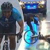 Amateur prankster's dangerous bid to 'win' Tour de France stage ends VERY painfully - courtesy of a security guard