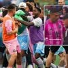KIJK. Slechte verliezers bij Inter Miami: Busquets verkoopt tegenstander mep op de kin, Suarez lijkt zelfs naar oudere man te spuwen
