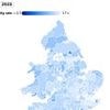 Britain's 'baby deserts' REVEALED… as birth rates slump to lowest level ever - find out if you live in an area where having children is becoming rare