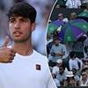 Carlos Alcaraz stops his Wimbledon clash to give water to an ill  fan on Centre Court as match is suspended while temperatures soar