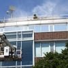 Brand op het dak van het provinciehuis in Den Haag, gebouw ontruimd