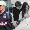 F1 star Max Verstappen arrives in Miami just HOURS after announcing the birth of his first daughter - with driver dashing from France in private jet before preparing to take to the track tonight