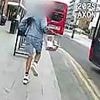 Instant karma for suspected shoplifter chased and caught in the street by police on toy store bikes
