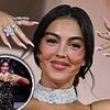 Ronaldo's fiancée Georgina Rodriguez flashes her giant $3million engagement ring as she sizzles in a lace dress at the Filming Italy Venice Award amid the 82nd Film Festival