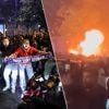 Auto rijdt in op voetbalfans na Champions League-duel in Parijs en ontploft later: zeker drie gewonden en 43 arrestaties tijdens onrustige nacht