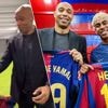 KIJK. De verbazing druipt van z’n gezicht: zelfs Thierry Henry is starstruck wanneer Lamine Yamal z’n belofte nakomt
