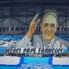 OM - Brest. Les supporters Marseillais ont rendu hommage au pape François