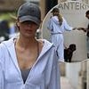Sombre Olivia Attwood and Pete Wicks puff on cigarettes amid their return to work following THOSE cosy Ibiza snaps - after her 'challenging six months' with husband Bradley Dack