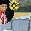 Jobe Bellingham arrives in Germany ahead of his £27.8m move to Borussia Dortmund - as the teenager prepares to follow in brother Jude's footsteps