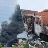 KIJK. Dikke rookpluim door brandende mobilhome in Aartrijke: “We gingen hem net verkopen”