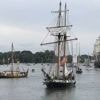 EN IMAGES. Débord de Loire. La grande parade de bateaux fait le show dans le port de Nantes