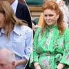 Sarah Ferguson makes her first Wimbledon appearance in more than 20 years as she joins Princess Beatrice in the royal box