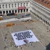 Greenpeace joins anti-Bezos protest with Venice banner complaining about tax breaks