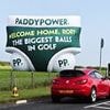 Paddy Power make cheeky nod to Rory McIlroy's resilience ahead of The Open by unveiling giant 'welcome home' underpants poster and hail Irishman as the man with 'the biggest balls in golf'