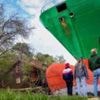 Man in Norway wakes to find huge container ship in garden