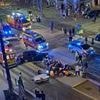 Car ploughs into crowd celebrating PSG Champions League win in French city of Grenoble leaving four members of the same family injured as young woman fights for life