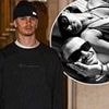 Newly-single Romeo Beckham cuts a sombre figure as he heads out in Paris following shock split from Kim Turnbull
